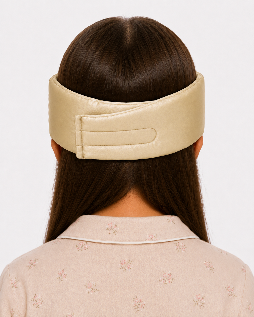 ahla nawme Silk Eye Mask – Champagne Beige