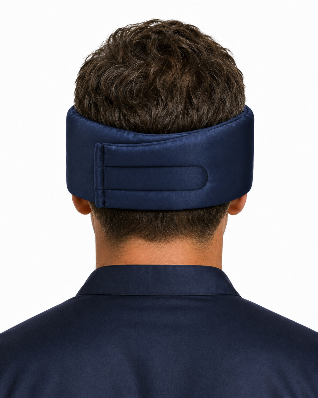 ahla nawme Silk Eye Mask – Navy Blue